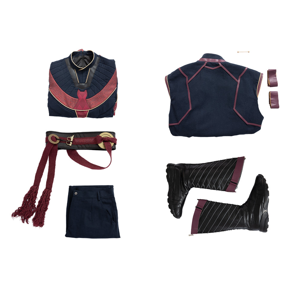 Halloweez Doctor Strange Cosplay Costume - Immerse in the Multiverse of Madness with Authentic Shoes