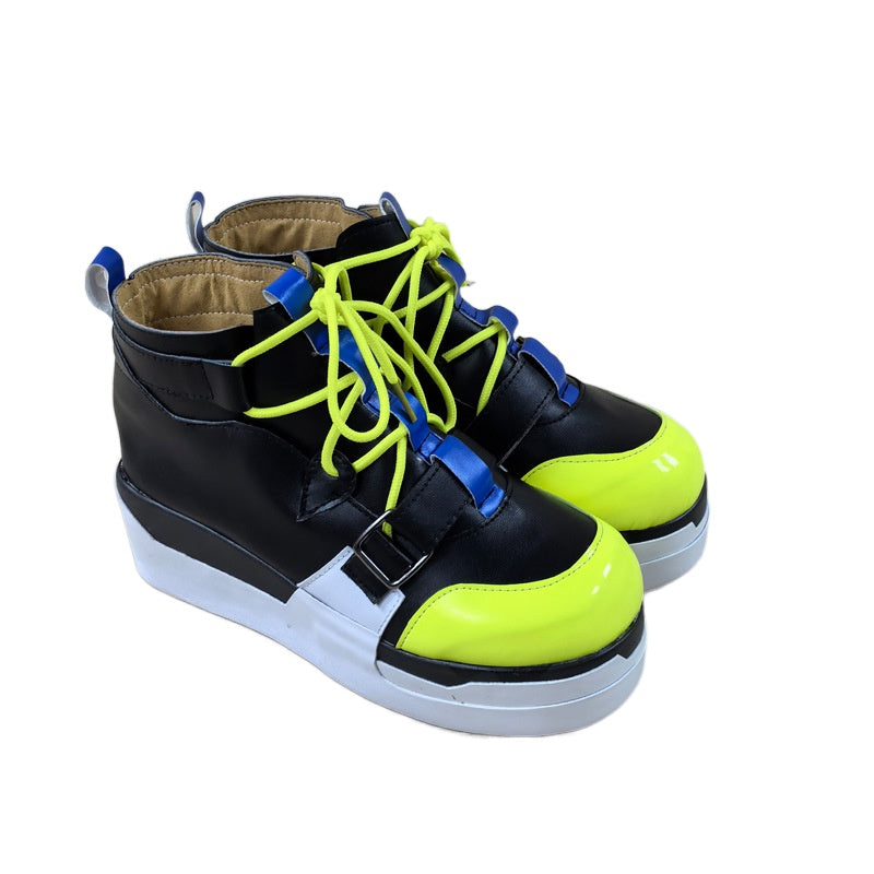 2181 Tower Shop Water Moon Cosplay Shoes for Anime Conventions and Performances - Halloweez
