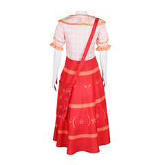 Magic House cos Doris Dolors Dress Encanto Dolores Madrigal Cosplay Costume for Children Halloween Performance - Halloweez