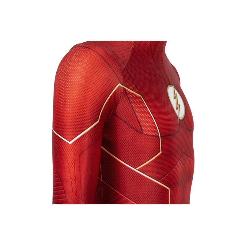 Halloweez Kids Flash Season 6 Barry Allen Cosplay Jumpsuit Body Costume