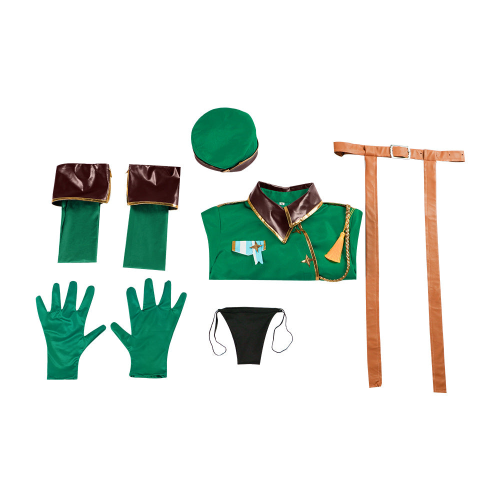 Araga Kiwi Magical Girl Cosplay Costume - Dream to Become a Magical Girl Battle Outfit for Stage Performance - Halloweez