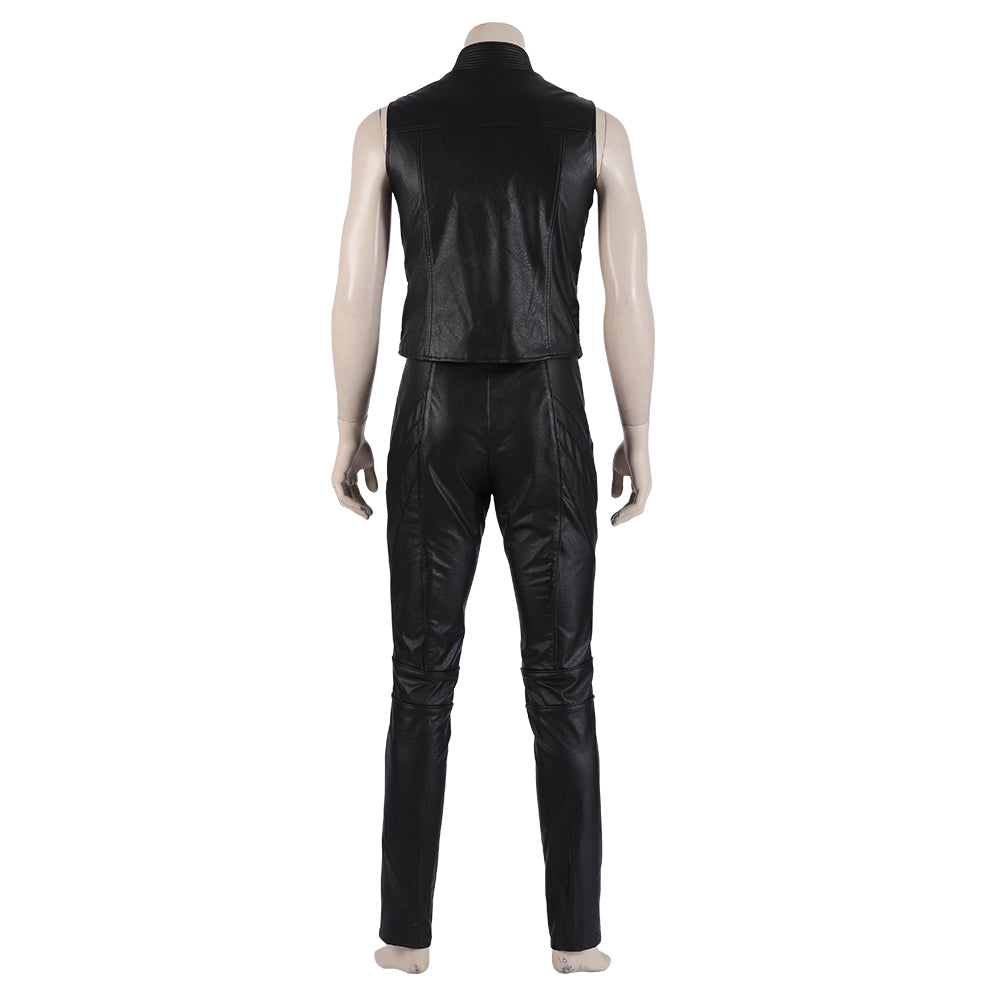 Devil May Cry 5 Vergil Cosplay Trench Coat, Men Full Set Halloween Cosplay Costume for Game Character Outfit - Halloweez