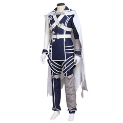 Halloweez Fire Emblem Awakening Chrom Cosplay Costume | Royal Combat Uniform with Cloak