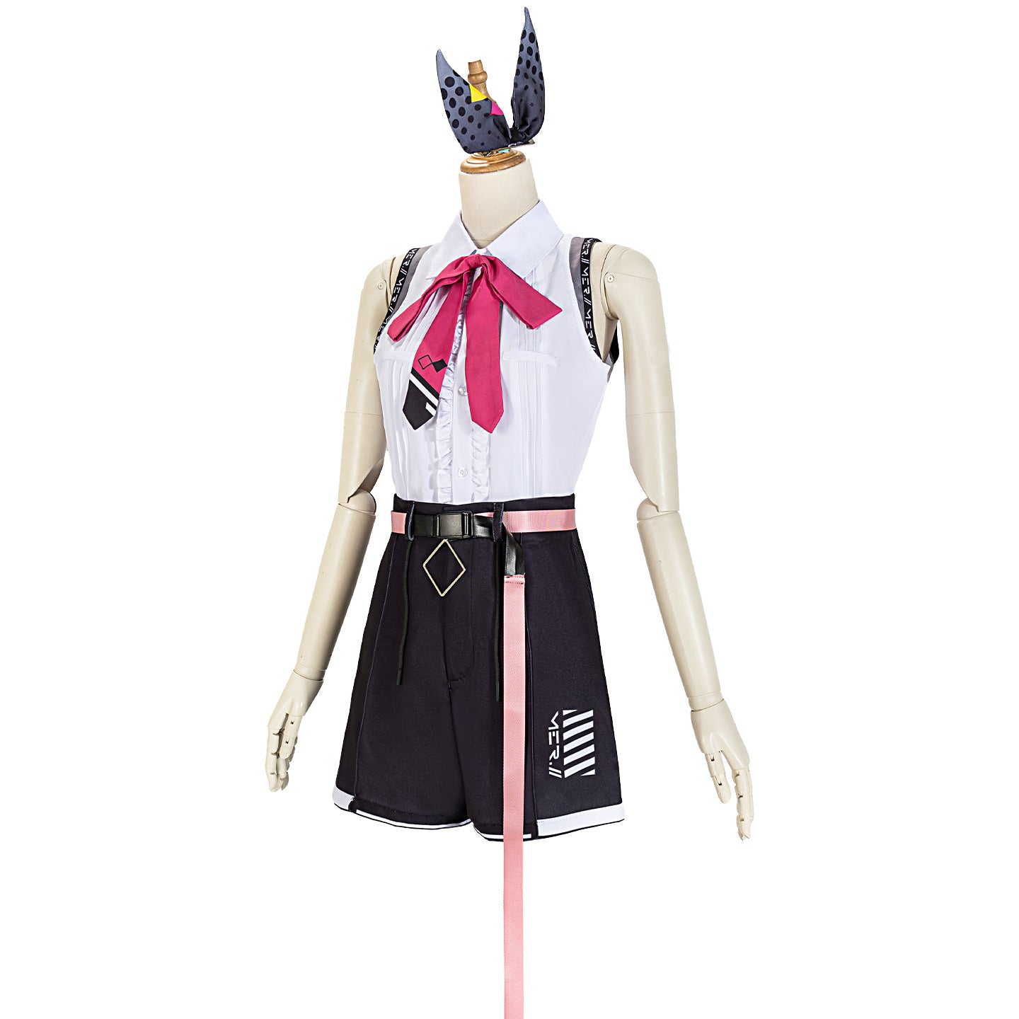 VTuber Rainbow Society Kurumochi Mero 2D Cosplay Anime Game Costume - Halloweez