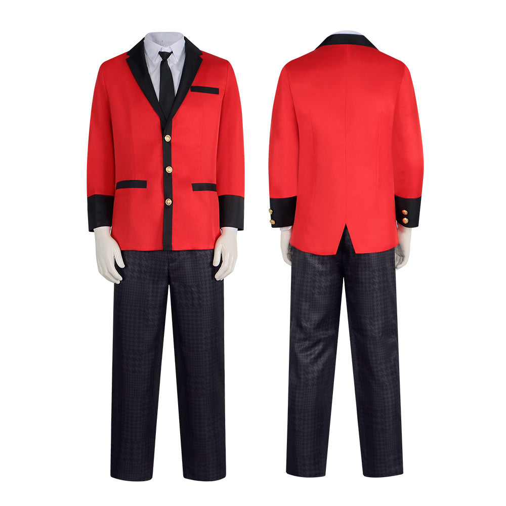 Kakegurui Suzui Ryouta and Manyuda Kaede Cosplay Costume DK Uniform Anime Role Play
