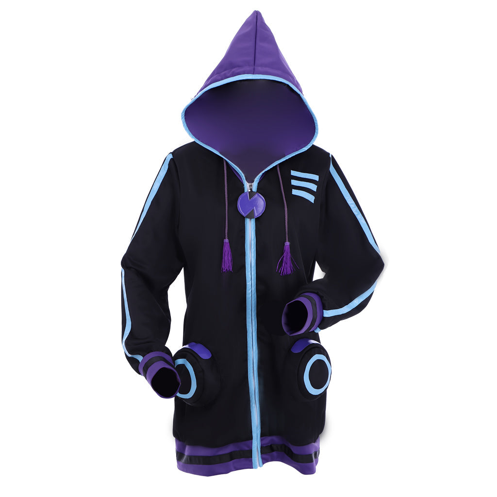 Halloweez Purple Heart Hoodie Cosplay Costume - Inspired by Hyperdimension Neptunia