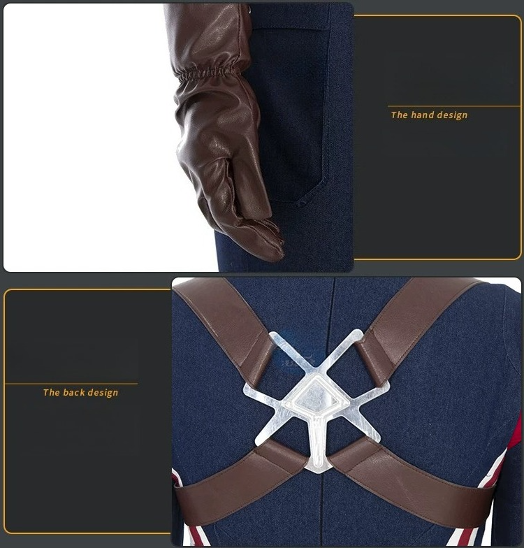 Captain Carter Cosplay Full Set, What If Season 1 Custom Women Costume, Marvel Superhero Cosplay Outfit Custom Made - Halloweez