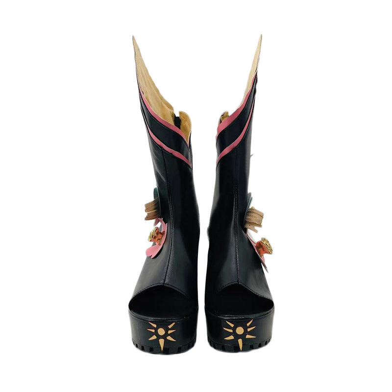 Honor of Kings Nakoruru Mirror of the Past Cosplay Shoes for Game Lovers - Halloweez