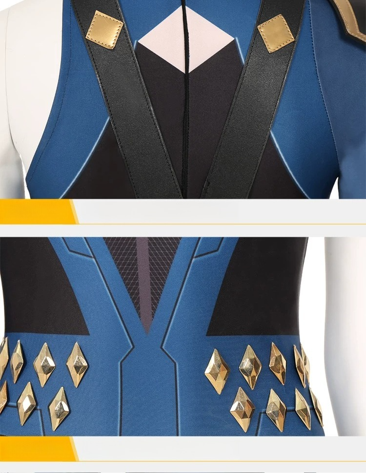 Valorant Reyna Cosplay Full Set, Game Character Reyna Costume Women, Halloween Party Outfit Full Cosplay Suit - Halloweez