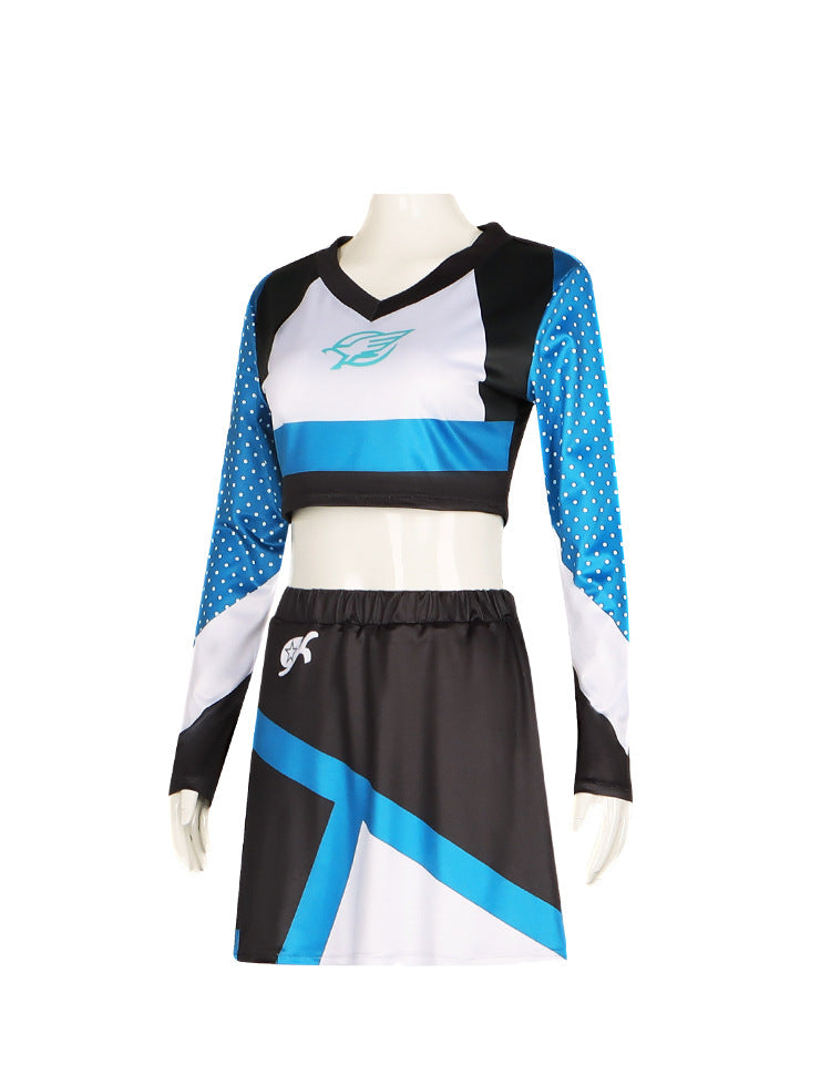 Cheerleader Performance Costume Maddy Outfit from Euphoria TV Show Cosplay Dance Dress - Halloweez