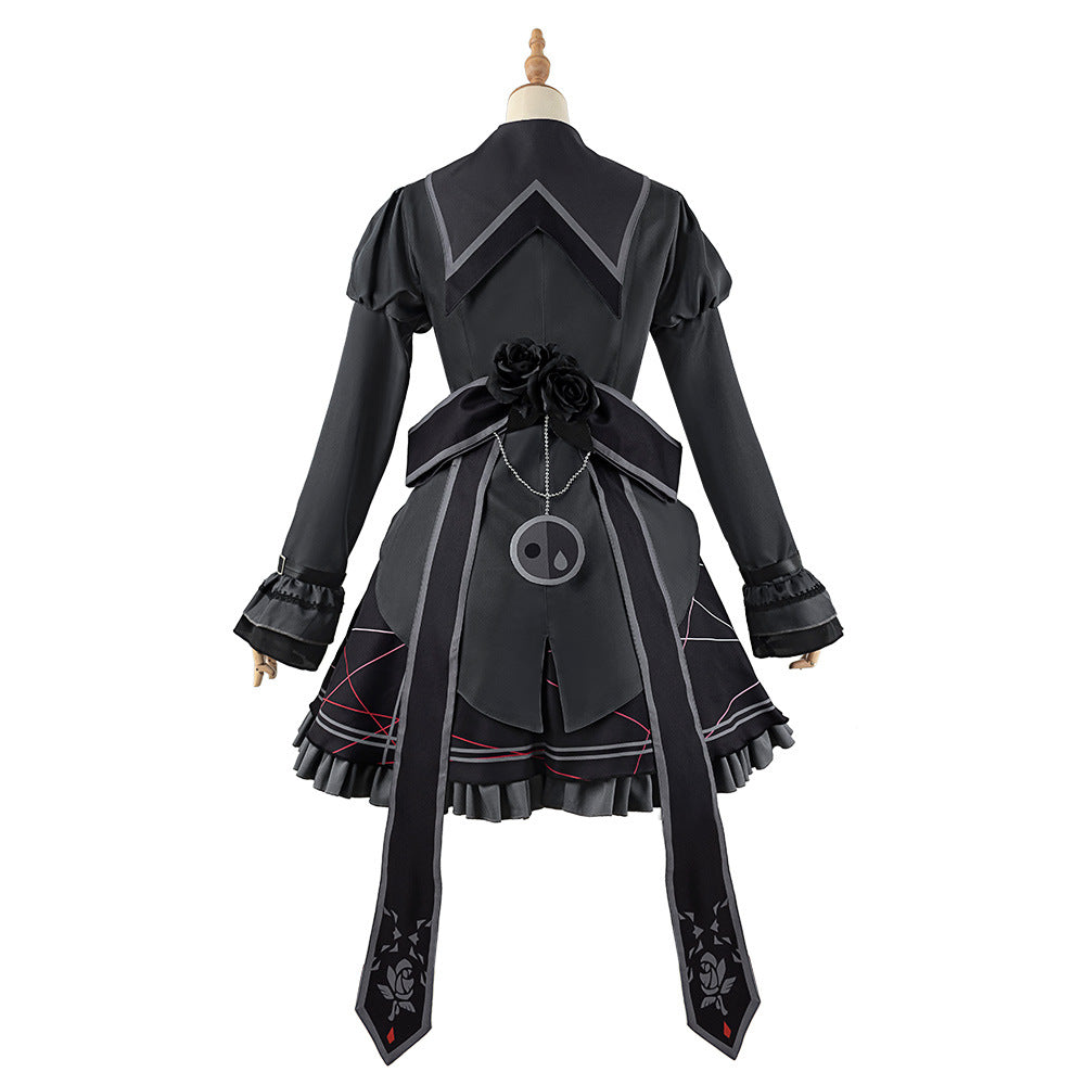 World Project PJSK Mafuyu Asahina Cosplay Costume Anime Dress Outfit for Women - Halloweez