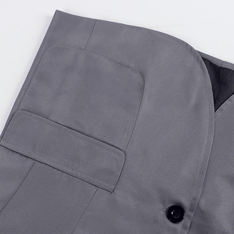 Grey Clown Cosplay Suit: Halloween Joker 2 Deluxe Costume Set - Halloweez