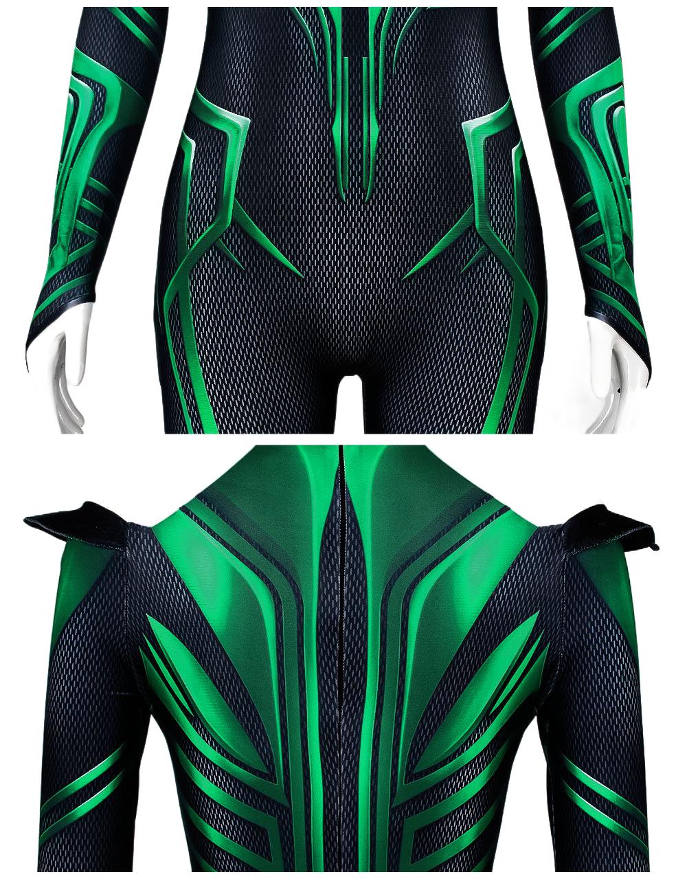 Thor Ragnarok Hela Goddess of Death Cosplay Costume - Tight Suit for Halloween
