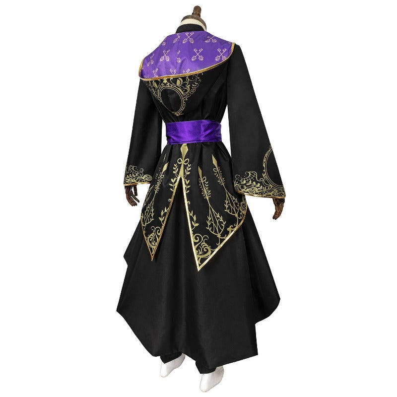 Disfraz de cosplay de Halloween: vestido de ceremonia Twisted Wonderland, conjunto completo, talla XL para adultos