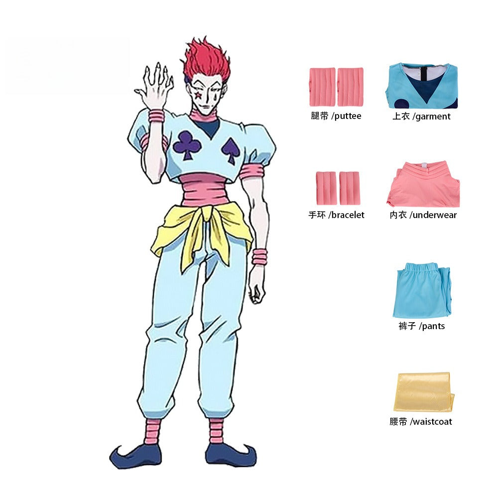 Hunter x Hunter Hisoka Cosplay Costume, Custom, Comic Con Halloween Outfit - Halloweez