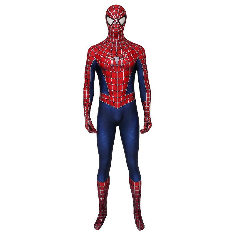 Halloweez Spider-Man Tobey Maguire Cosplay Zentai Jumpsuit