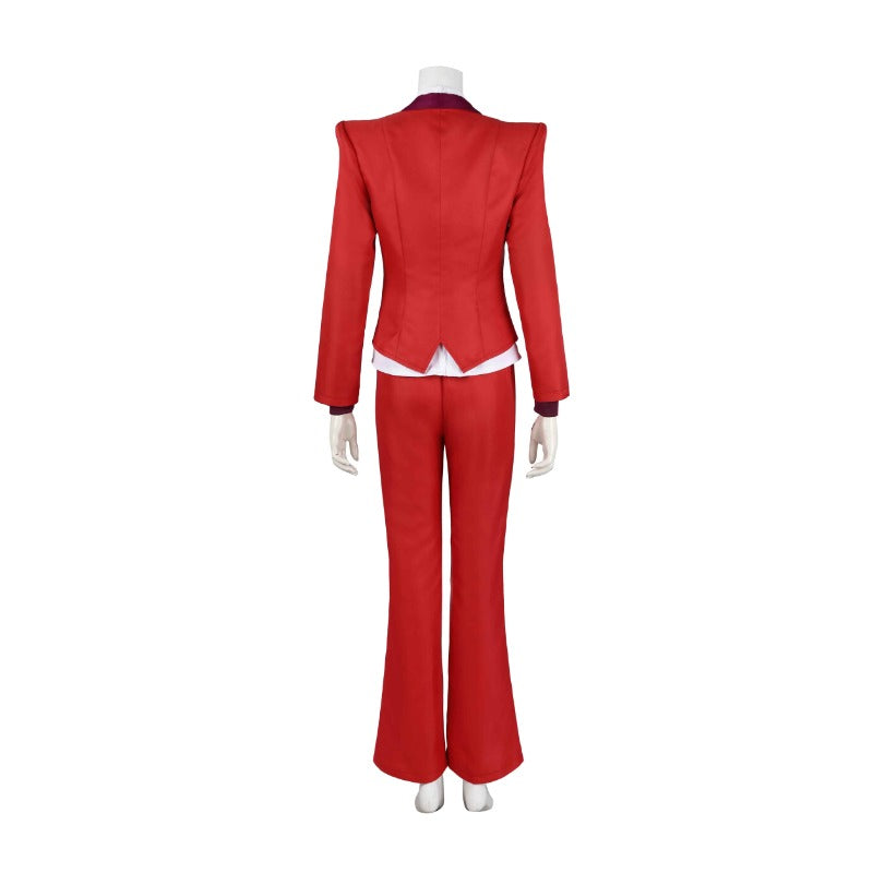 Halloweez Charlie Morningstar Cosplay Costume - Red Suit for Halloween