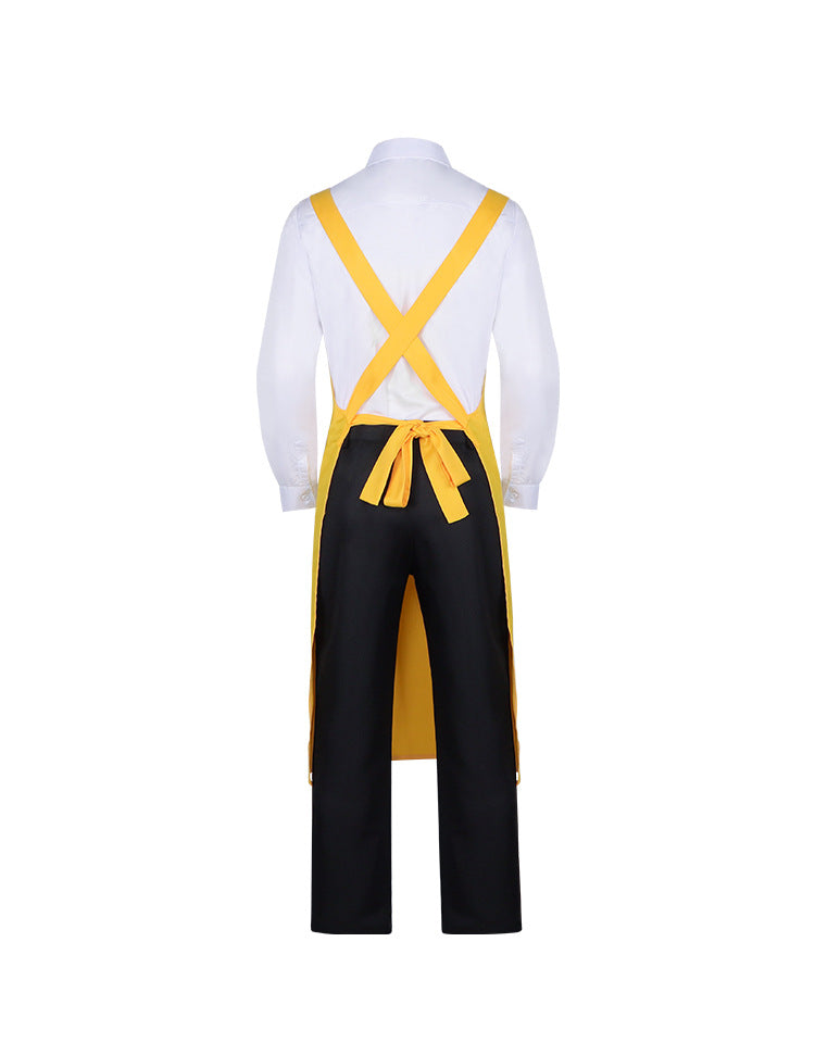 Kunagi Cat Cafe Staff Cosplay Costume - Live Dead Meow Night Anime Cosplay Outfit with Apron for Halloween Party - Halloweez
