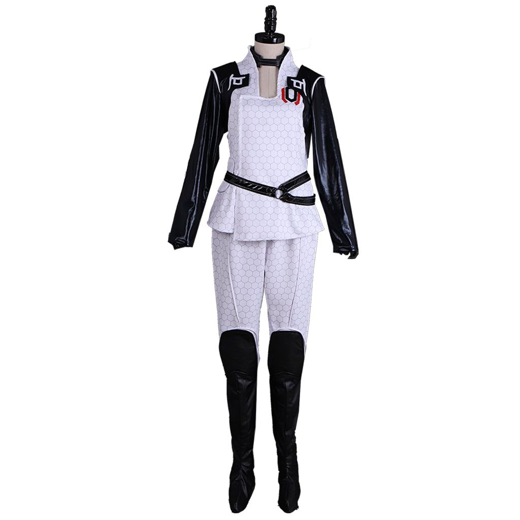 Miranda Lawson Cosplay Costume Women Battle Suit | Mass Effect Full Set Outfit by Halloweez