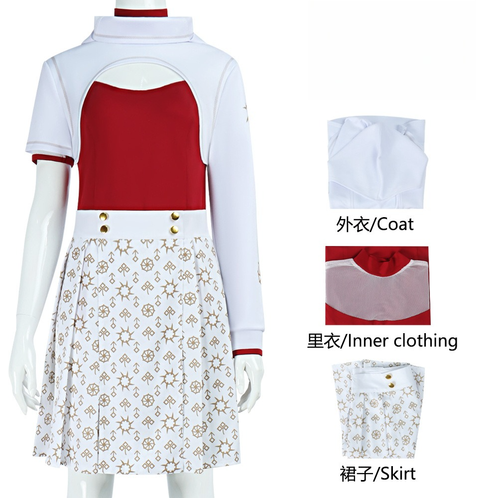 ZOMBIES 4 Nova Cosplay Dress Full Set Halloween Roleplay Costume - Halloweez