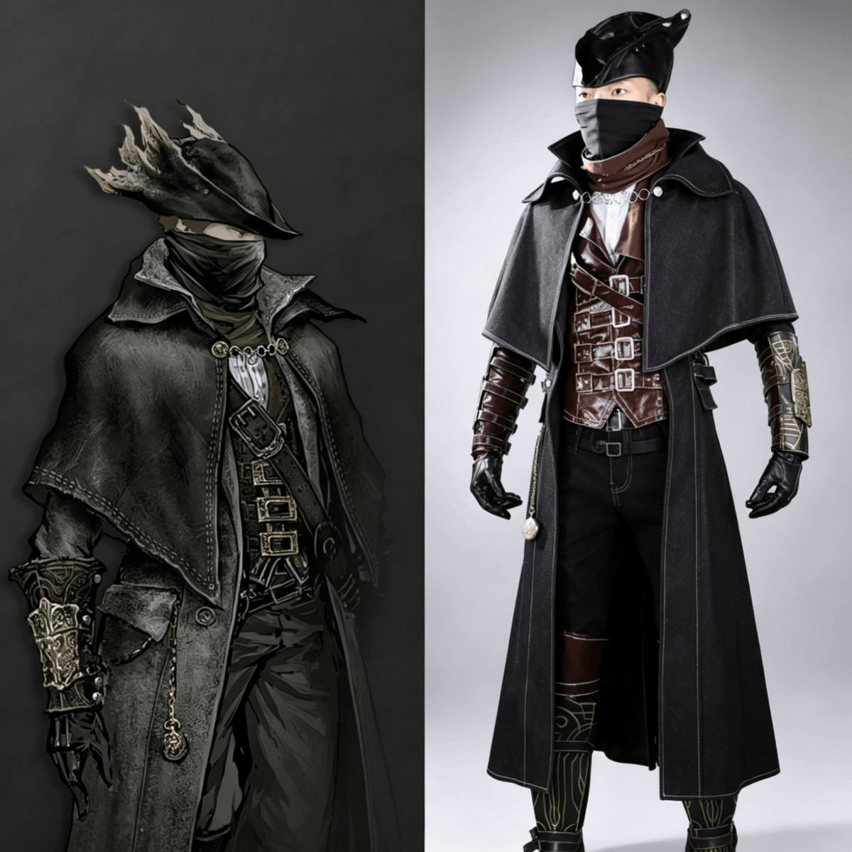 Bloodborne Gehrman The Hunter Cosplay Costume Custom‑Made for Halloween Comic‑Con Events