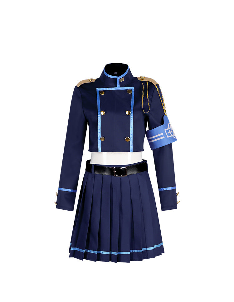 Azure Archive Cosplay Costume Blue Archive Railway Twin Academy Uniform Game Costume - Halloweez