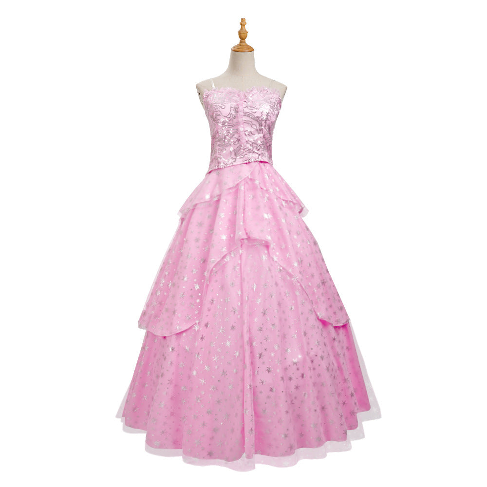 Wicked Glinda & Elphaba Cosplay Costume – Premium Wicked the Musical Outfits for Halloween - Halloweez