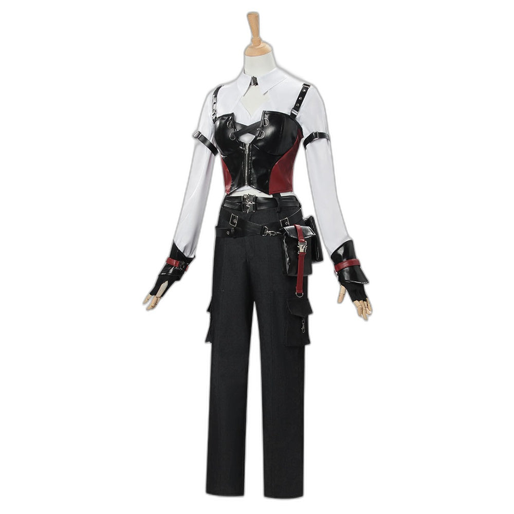Love and Deep Space Female Protagonist Cosplay Costume - Hunter Lady Outfit with Wig - Halloweez