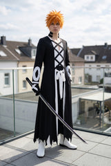 BLEACH Ichigo Kurosaki Final Bankai Cosplay Costume Full Evolution Outfit for Anime Fans - Halloweez