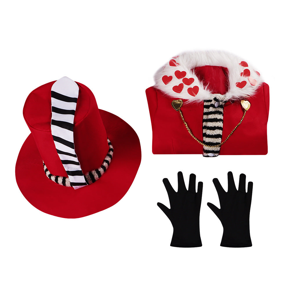 Hell's Hotel Valentino Cosplay Costume from Helluva Boss - Full Set for Halloween and Stage Performance