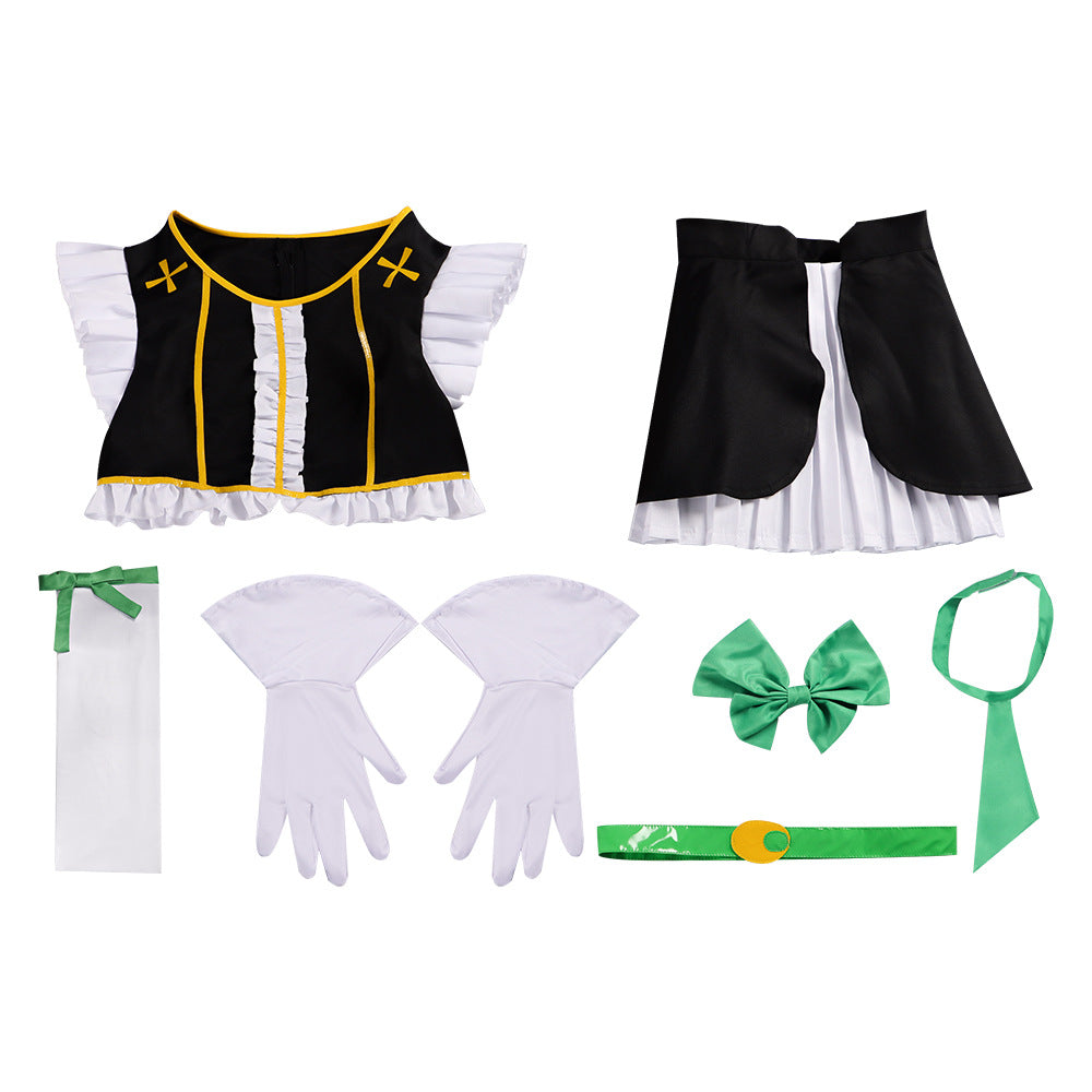 Love Live! Cosplay Costume μ's Hoshizora Rin Stage Performance Outfit - Halloweez