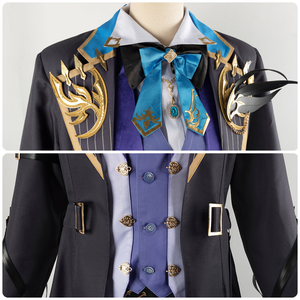 VTuber Sakaki Ness Uniform Set - Anime Cosplay Costume for Men & Women - Halloweez