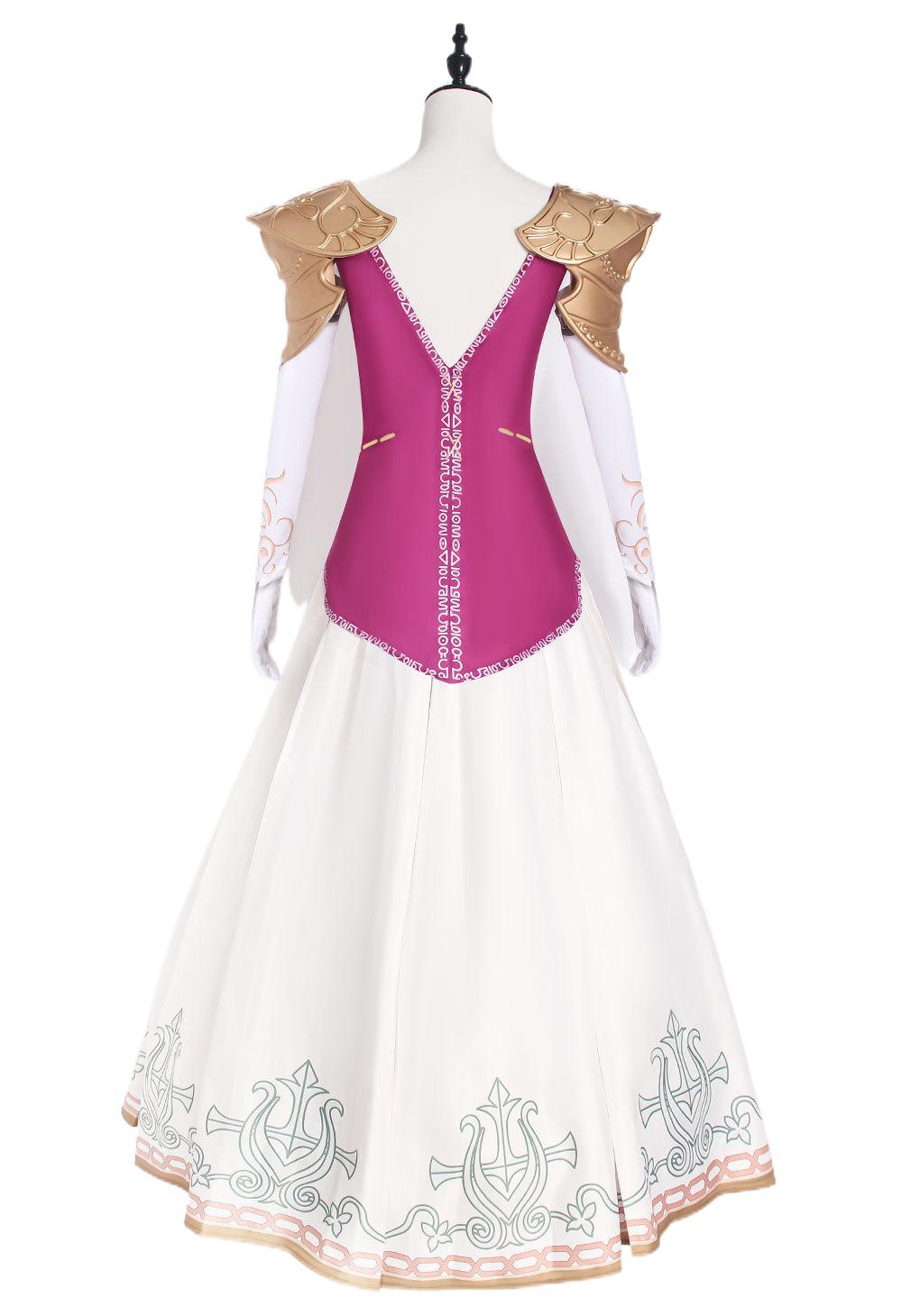 Twilight Princess Zelda Cosplay Costume - The Legend of Zelda: Twilight Princess Game Dress for Halloween - Halloweez
