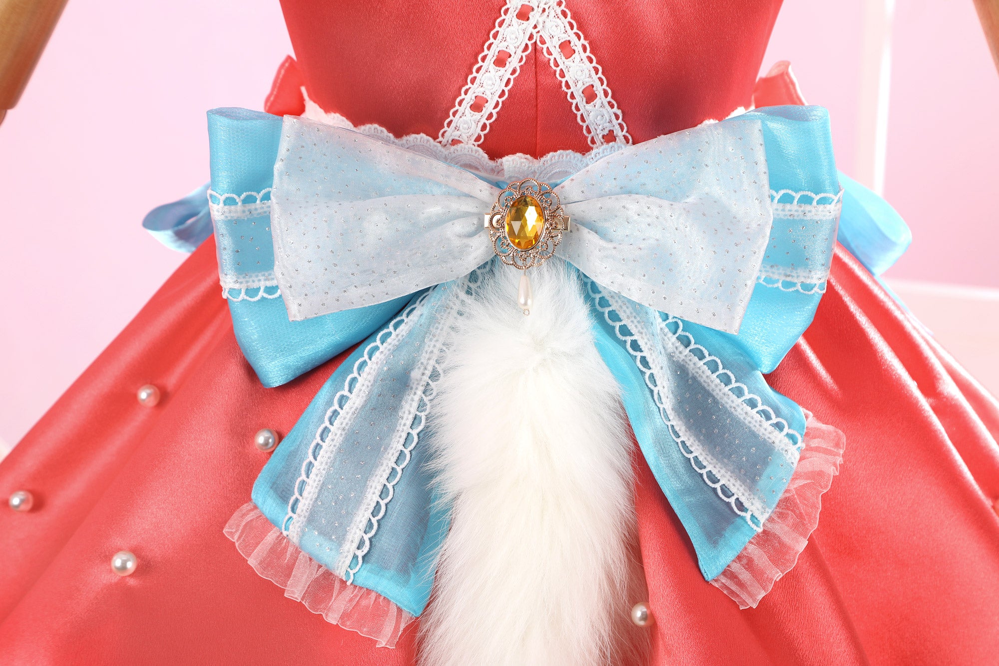 Naraka: Bladepoint Hutao x Sanrio Hello Kitty Crossover Cosplay Costume - Cute and Stylish - Halloweez