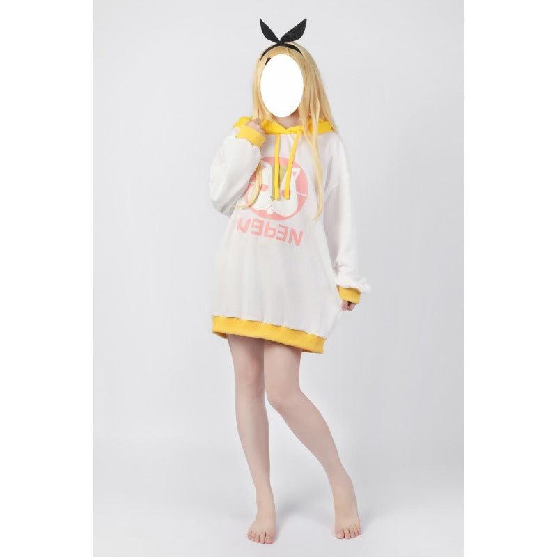 Halloweez Kurumi Hu Tao Cosplay Hoodie with Headband - Lycoris Recoil Inspired