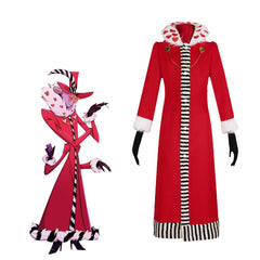 Hell's Hotel Valentino Cosplay Costume from Helluva Boss - Full Set for Halloween and Stage Performance