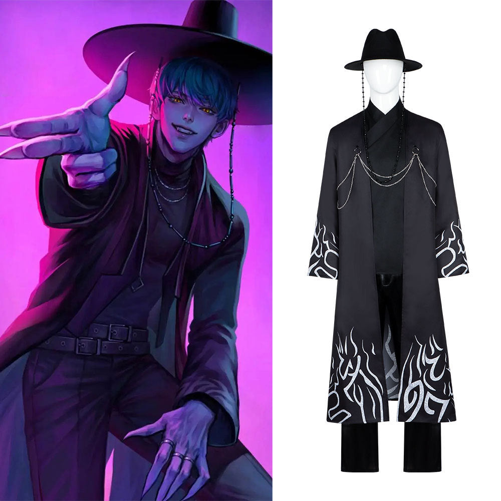 K-POP Demon Boy Group Saga Boys Cosplay Costume for Halloween Stage Performance - Halloweez