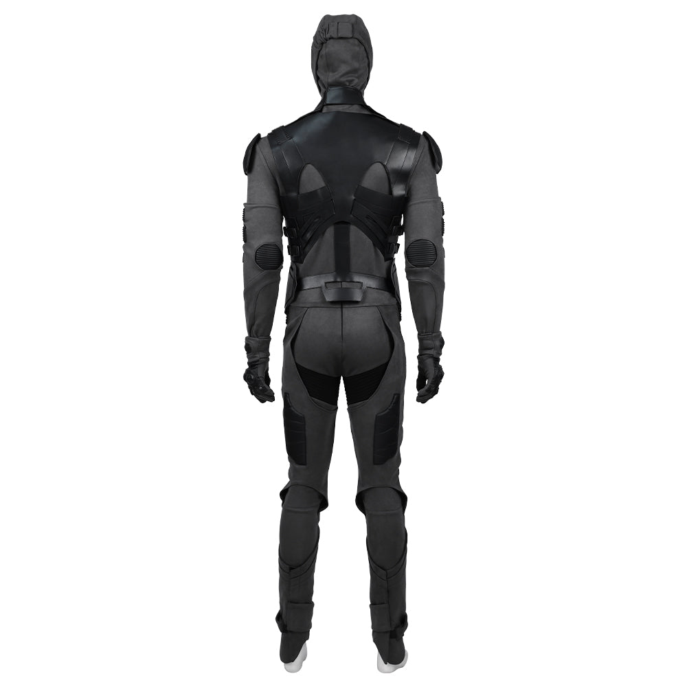 Halloweez Dune Man Cosplay Costume with Jumpsuit, Vest & Accessories