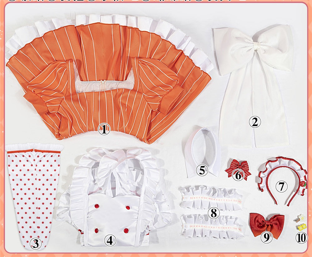 lovelive AiScReam 上原步梦 Cosplay Costume Anime Game Dress for Women - Halloweez