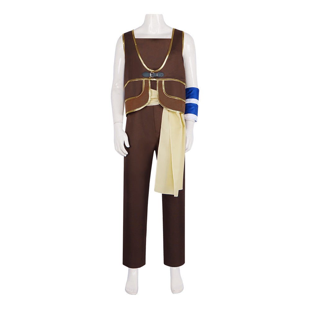 Real Version One Piece Cosplay Costume Sniper Usopp Outfit Anime Role Play Set - Halloweez