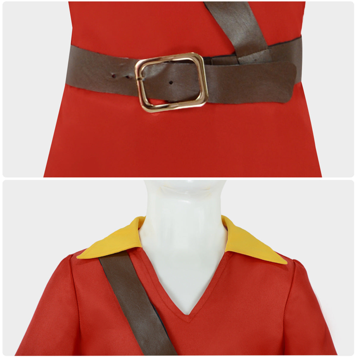 Children's Gaston Cosplay Costume from Beauty and the Beast for Halloween and Role Play - Halloweez