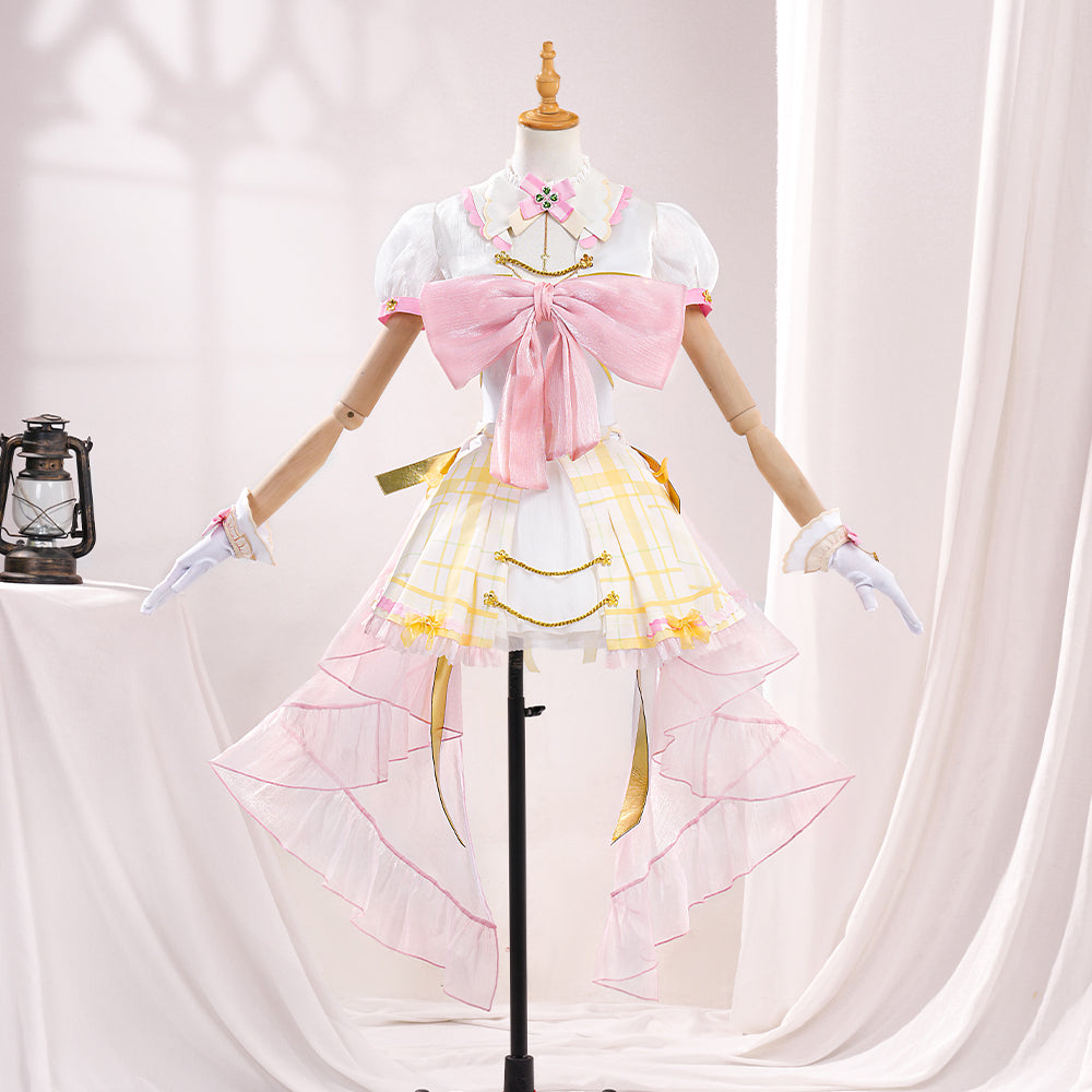 Virtual Idol Ace Taffy Semi-Upgraded Idol Outfit, Classic VTuber Character Performance Costume for Cosplay Party - Halloweez