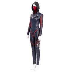 Costume de cosplay Halloween Wraith pour femme - Tenue de combat effrayante d'Halloween Spirit Fighter avec masque et accessoires