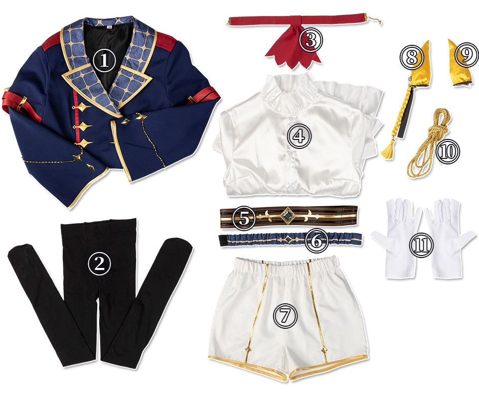 Derby Gold Town Light Calstone Light 2D Cosplay Anime Game Girl Costume for Uma Musume Pretty Derby Gold Ship - Halloweez