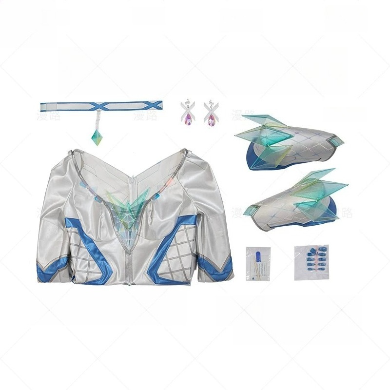 Marvel Rivals Emma Frost Cosplay Costume, White Queen Full Set Anime Game Outfit for Women Halloween Party Cosplay - Halloweez