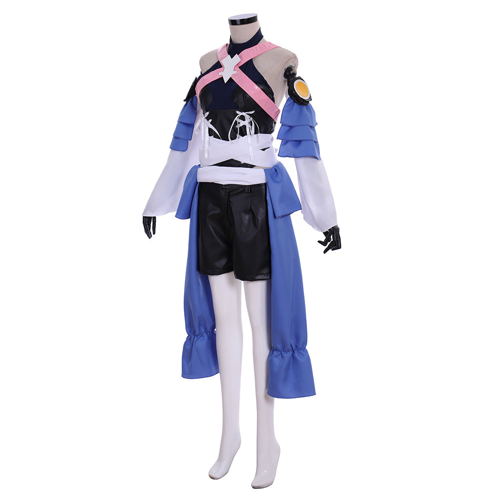 Disfraz de Halloween de Kingdom Hearts Birth By Sleep Aqua | Colección de cosplay de juegos premium