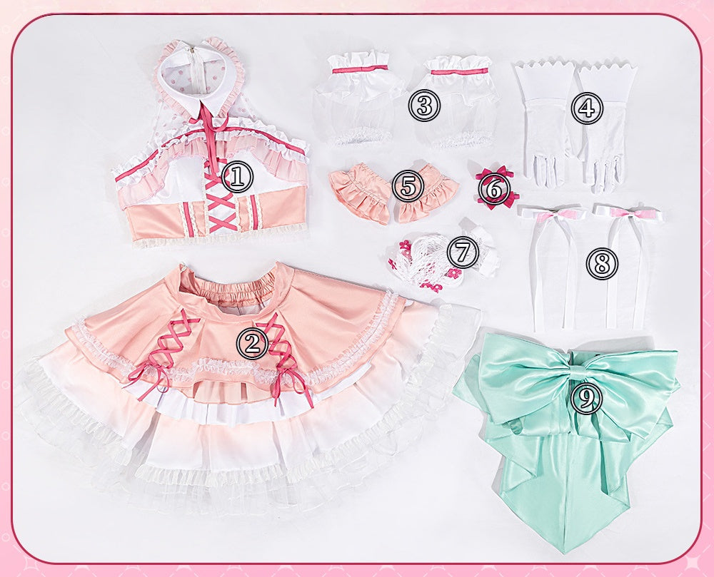 Bangdream Maruyama Aya Cosplay Costume Anime Game Outfit for Women - Halloweez