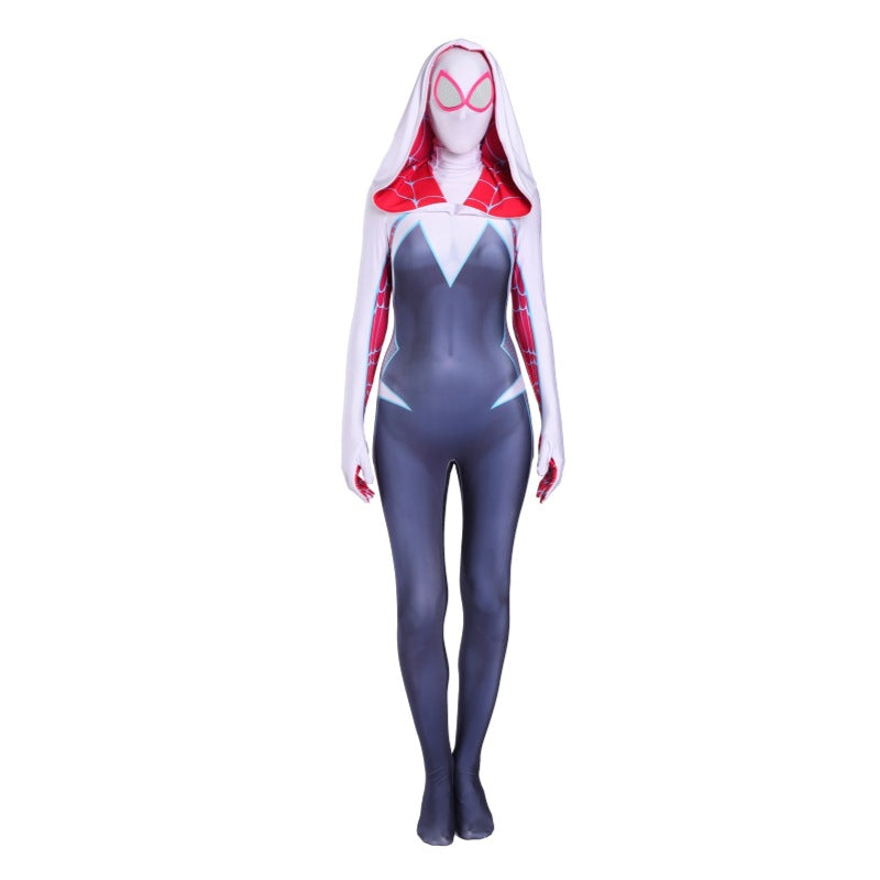 Spider-Gwen Cosplay Costume for Kids and Adults - Halloween Performance Suit - Halloweez
