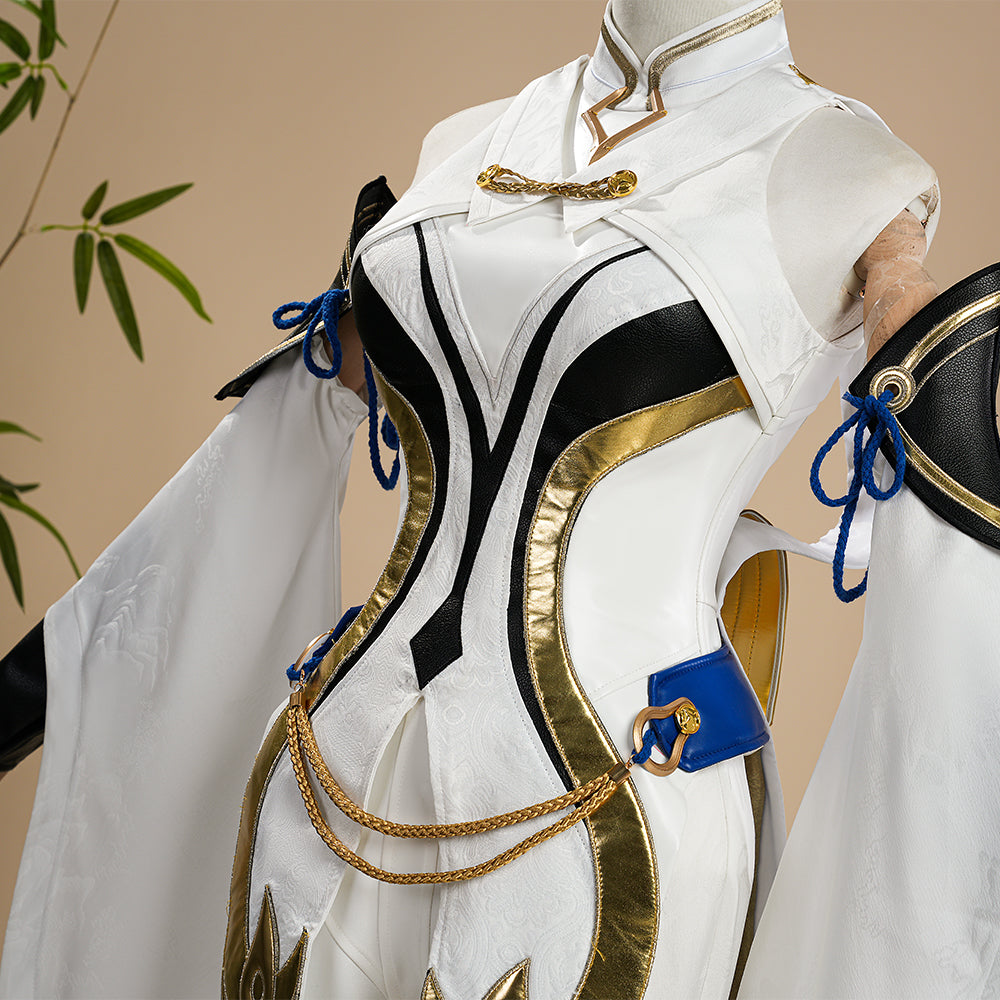 Honor of Kings Shangguan Waner Original Skin Cosplay Full Set, Customizable Shoes - Halloweez