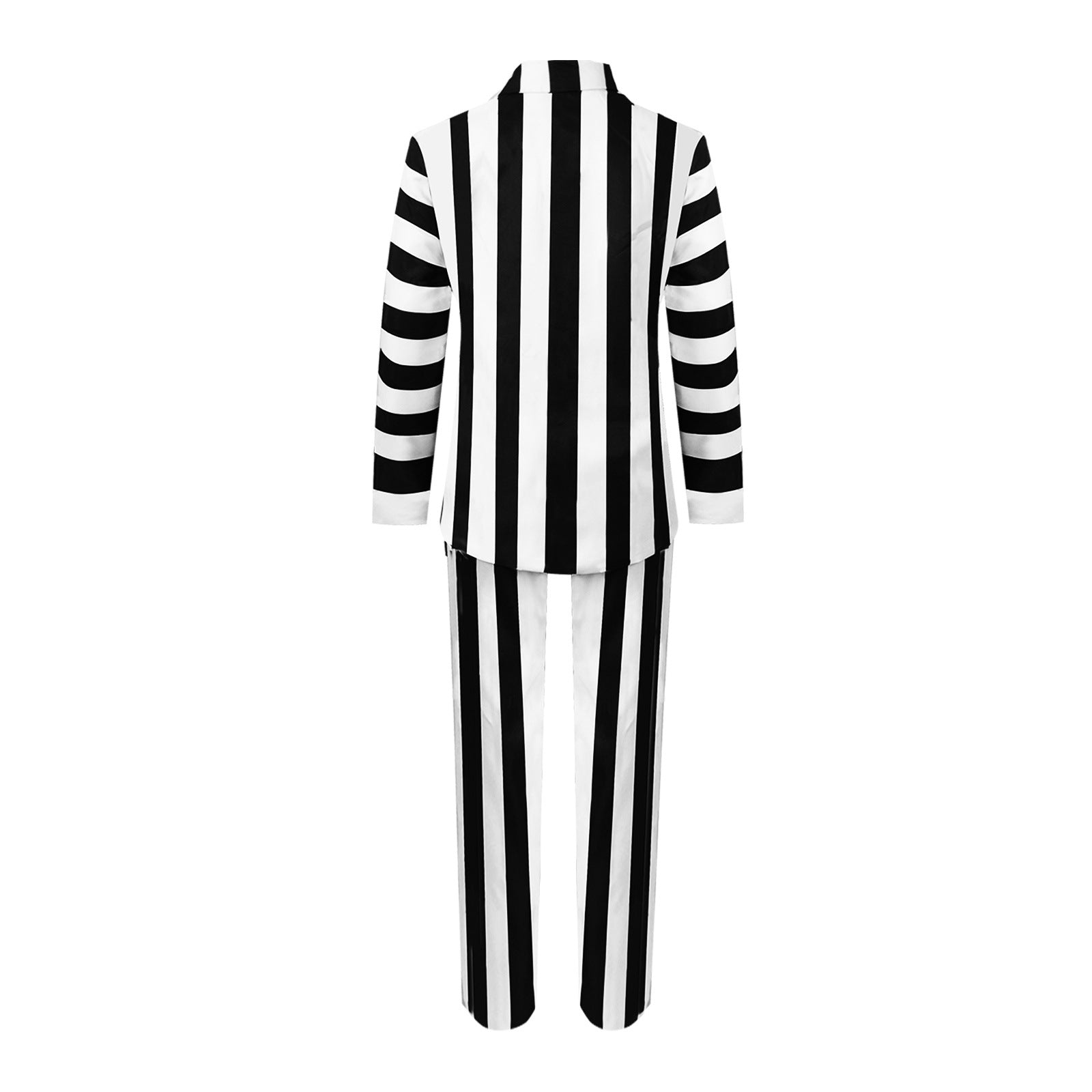 Beetlejuice Cosplay Costume Michael Keaton Style Halloween Outfit For Adult/Kids - Halloweez